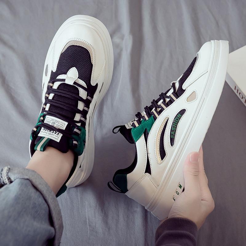 

2025 spring new breathable little white tide shoes trendy mesh mesh shoes men s shoes versatile casual sports board shoes thin 44