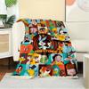 1pc Flannel Throw Blanket, Looney Tunes,Bugs Bunny,Cartoon CharactersPattern Printed Blanket, Warm Cozy Soft Blanket For Couch Bed Sofa Car