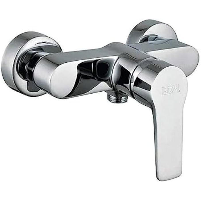 Robinetterie - EDM - GRIFO MONOMANDO EMPOTRADO DOUCHE - Argent Métallique - Monotrou - Mural