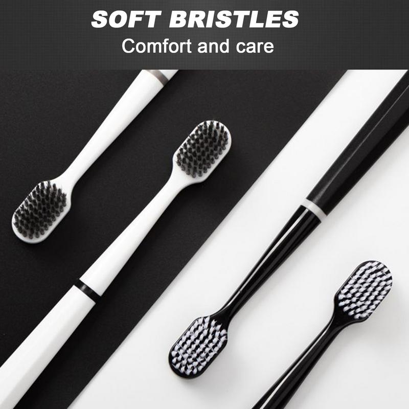 Toothbrush For Adults Soft Bristle Adult Toothbrush Bad Breath Remover Deep Cleaning Wide Head Tool For Women Men Students