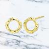 K10 Stud Circle 10k Gold [Sears] Women's Earrings, Design, se105-0020-yg