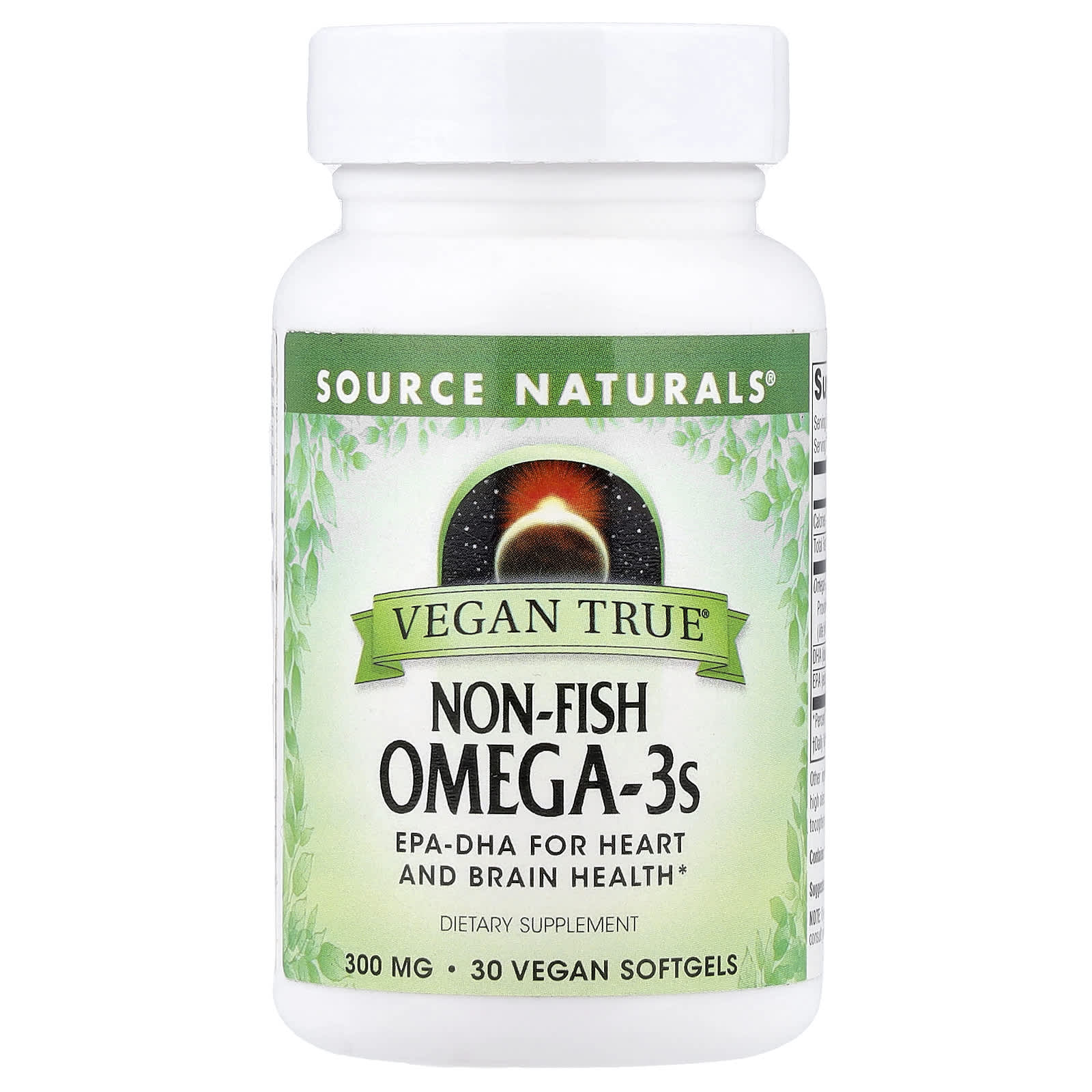 

Vegan True®, Fish Free Omega-3, 300Mg, 30 Vegan Softgels