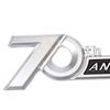 ABS Chrome 70th Style Side Emblem Sticker For Toyota Land Cruiser 100 200 300 FJ200 LC300 Prado LC120 120 150 LC150 Accessories