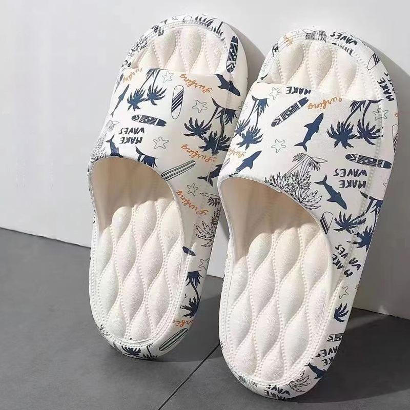 

Нескользящие тапочки для женщин на лето, для дома, для дома, крутые тапочки для мужчин, парные цельные тапочки 42-43