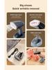 1600W Portable Garment Steamer & Mini Electric Iron - 2-in-1 Fast Heating for Quick and Easy Clothing Care