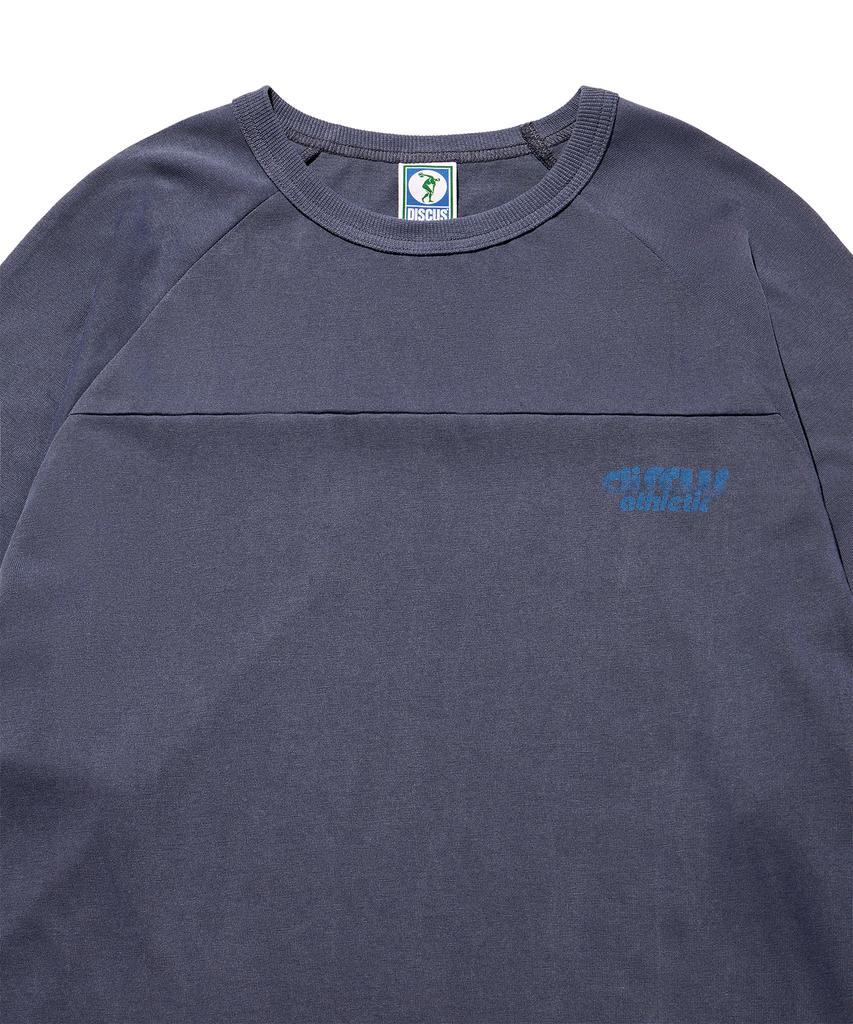 DISCUS ATHLETIC Raglan Logo Long Sleeve Pigment Blue