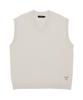 W Standard Basic V-Neck Vest [4 Colors]