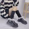 Bow Tie Knitted Socks Keep Warm JK Stockings Kawaii Feet Cover  for Women Girls