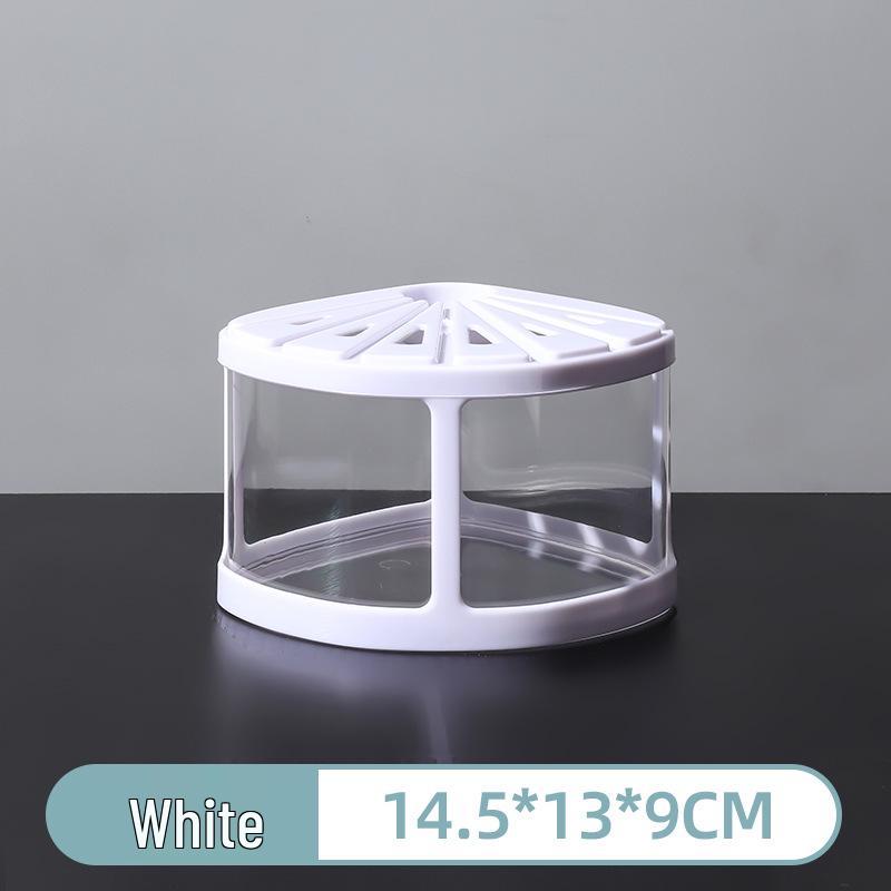 Transparent Desktop Aquarium: Fighting Fish, Jellyfish, Goldfish Tank with Street Stall Stand Design