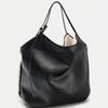 Fashiable White Underarm Large Capacity Autumn Winter Plush Lamb Commuter Tote Shoulder Handbag Soft Polyester Material