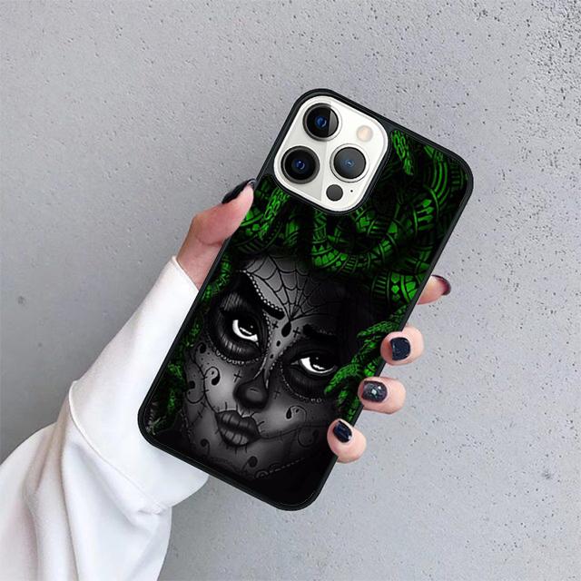

Mexican Sugar Skull Phone Case Cover For iPhone 17 Air 15 16 14 13 12 Pro Max 11 Pro Max Plus Coque Shell iPhone 14
