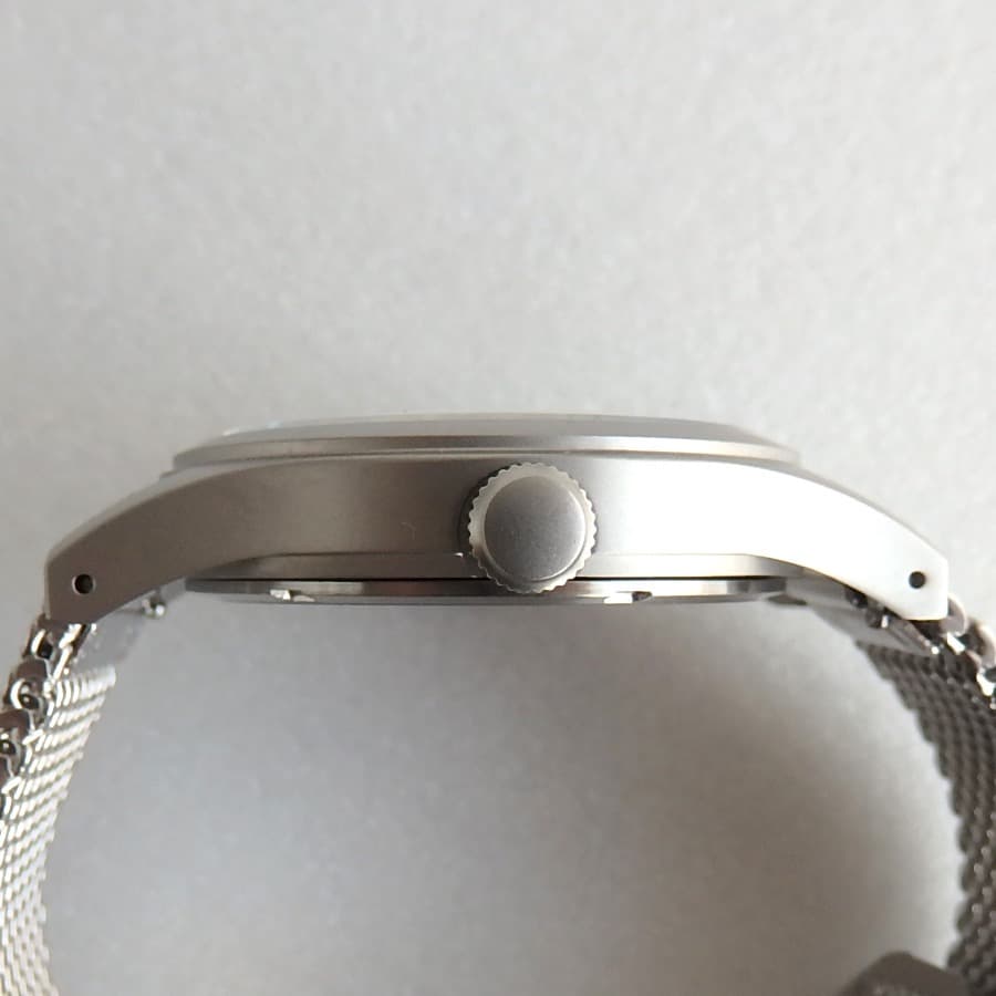 [USED] [] Military Watch with Domed Sapphire Crystal and Custom Strap, 38mm