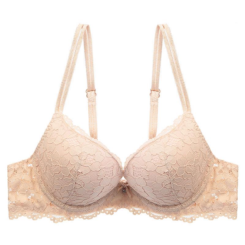 European & American Lace Bra: Enhances Bust, Gathers Side Fat, Prevents Sagging - Sexy & Supportive.