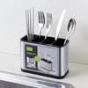 Kitchen Utensil Holder Organizer For Counter Or Countertop, Large Stainless Steel Utensil Holder For Storage Cooking