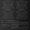 8Pcs Transparent Car Door Handle Bowl Anti Scratch Protective Sticker For BMW E36 E46 E90 E70 E91 G20 X1 E60 F10 F30 E39 F20 E87