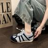 Thick-soled Lightweight Single Shoes Mesh Breathable Forrest Gump Shoes Women's Summer Retro Color Matching Versatile Casual Sports Moral Training S