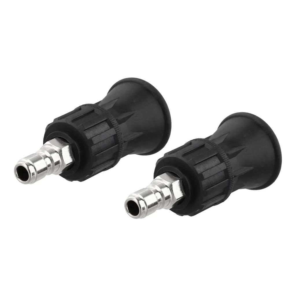 40 Degree Spray Nozzle for Pressure Washer with Rubber Coated Tip To Minimize Splash and Protect Paint Surfaces