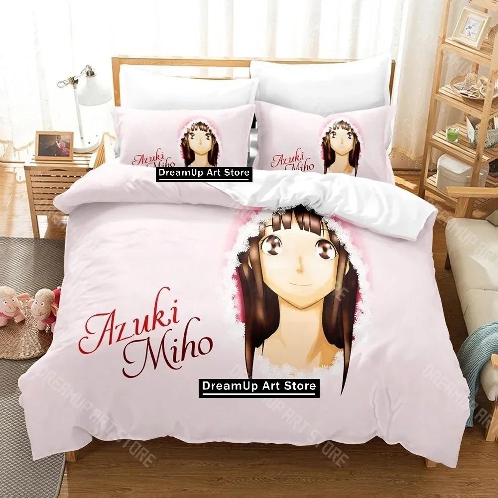 3D Print Bakuman Bedding Set Single Twin Full Queen King Size Bed Set Adult Kid Bedroom Duvetcover Sets 3D Print Anime Bed Sheet