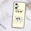 Cute Cow Moo Case For Realme GT7 Pro GT6 11 12 13 14 15 Pro Plus C55 C53 C35 C33 C61 C65 C67 C53 C71 C75
