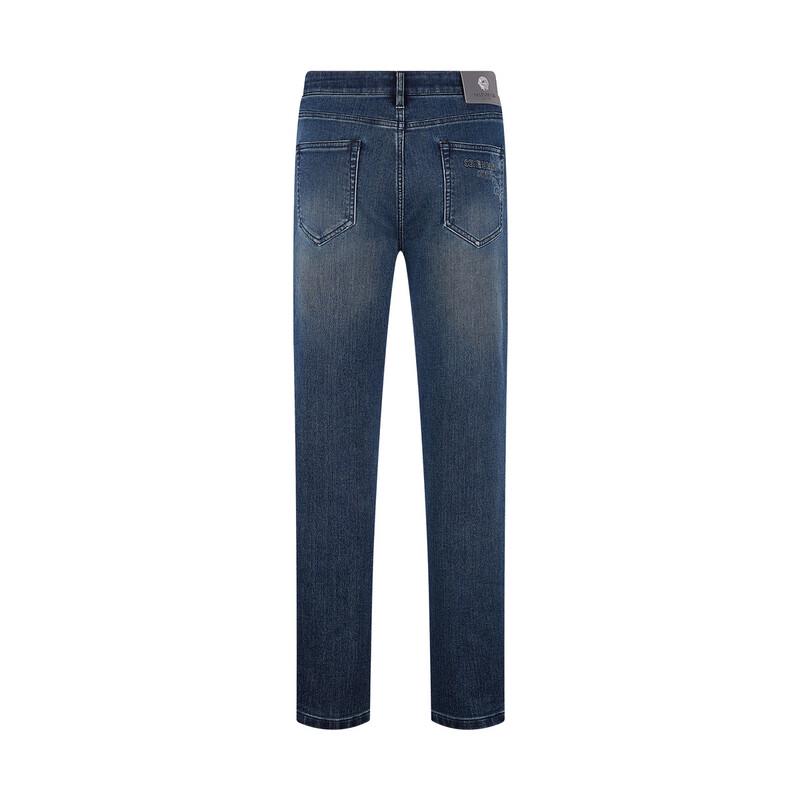 Seven Brand Men's Jacquard Denim Straight-Leg Jeans