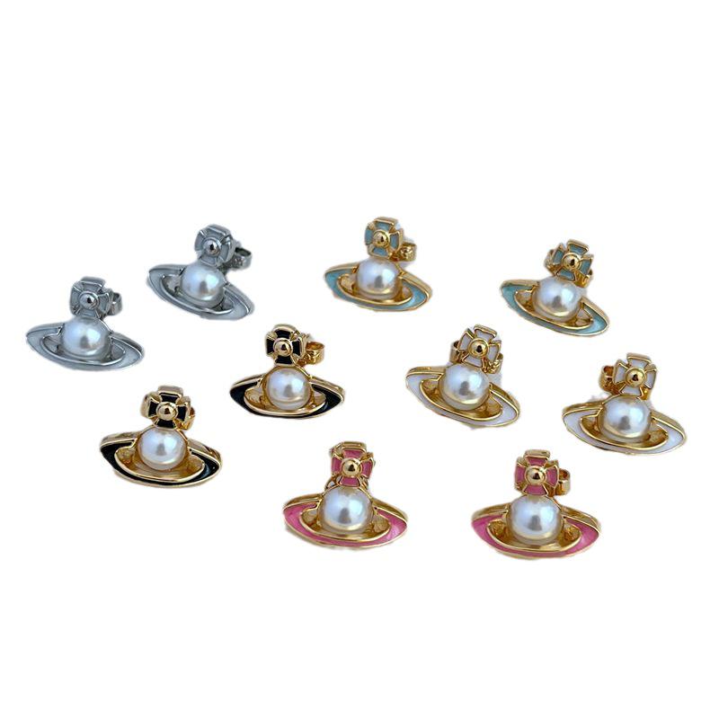 Cercei stud chic europeni și americani cu jumătăți de perle