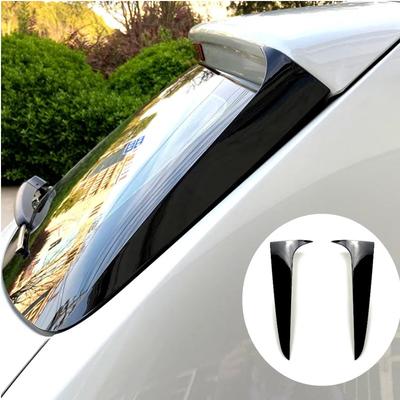 ABS Siyah Araba Styling Arka Pencere Spoiler Kapak Yan Canard Hava Splitter Trim Etiket BMW X3 F25 2011-2017 Oto