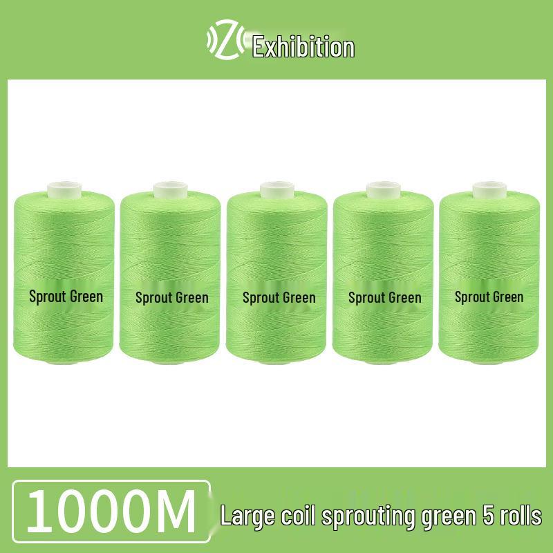 Polyester Sewing Thread - 1000 Yards for Garments & Crafts, Assorted Colors, Small Spool