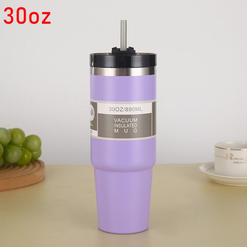 Cups 30/40oz Stainless Steel Car Bottle Large Capacity Water Cup Thermos for Home Car Cold-resistant Bottle Insulated Travel Mug