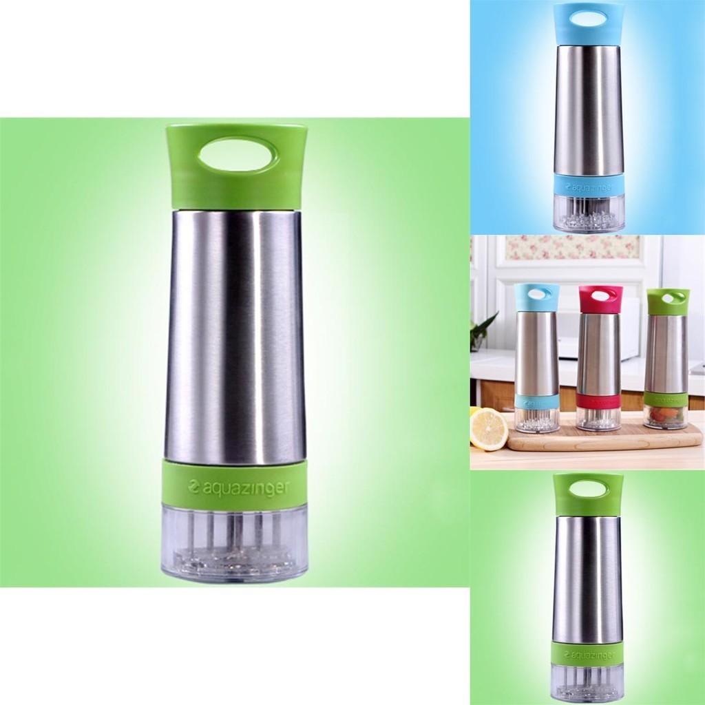 Aqua Zinger Geschmacksinfusor Tragbarer Saftbecher Mit Handpresse Entsafter Für Erfrischende Fruchtinfusionen