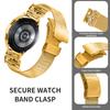 For Samsung Galaxy Watch6/Watch6 Classic Rhinestone Decor 20MM Stainless Steel Watch Strap Bracelet