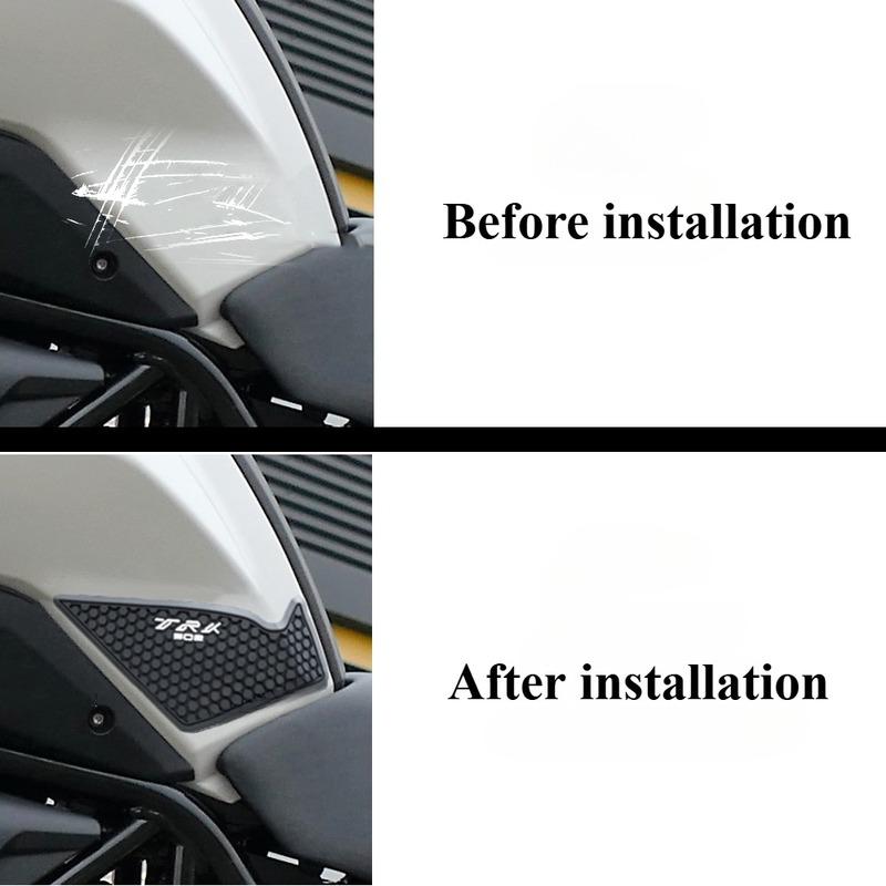 Suitable for Benelli TRK 502X motorcycle fuel tank stickers, fuel tank stickers, side pads, anti slip protection accessories