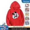 Disney Partner-Look Mickey Mouse Kapuzenpullover für Paare, Kinder-Hoodies für Frühling, Herbst und Winter