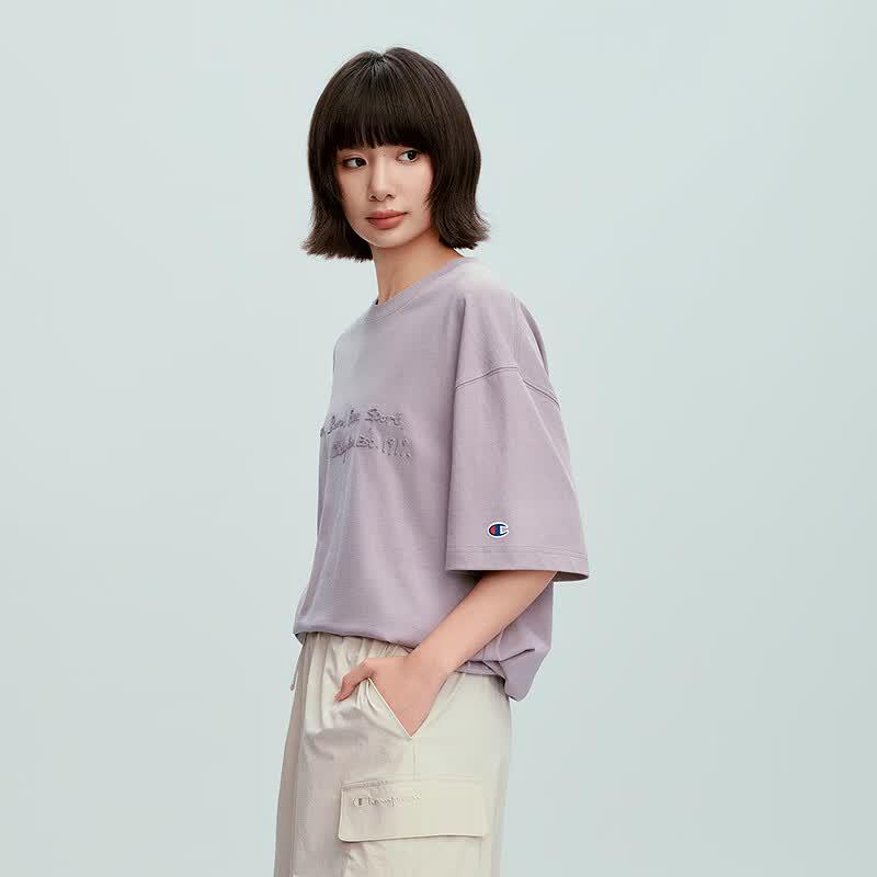 Champion Unisex Slogan Cotton T-Shirt