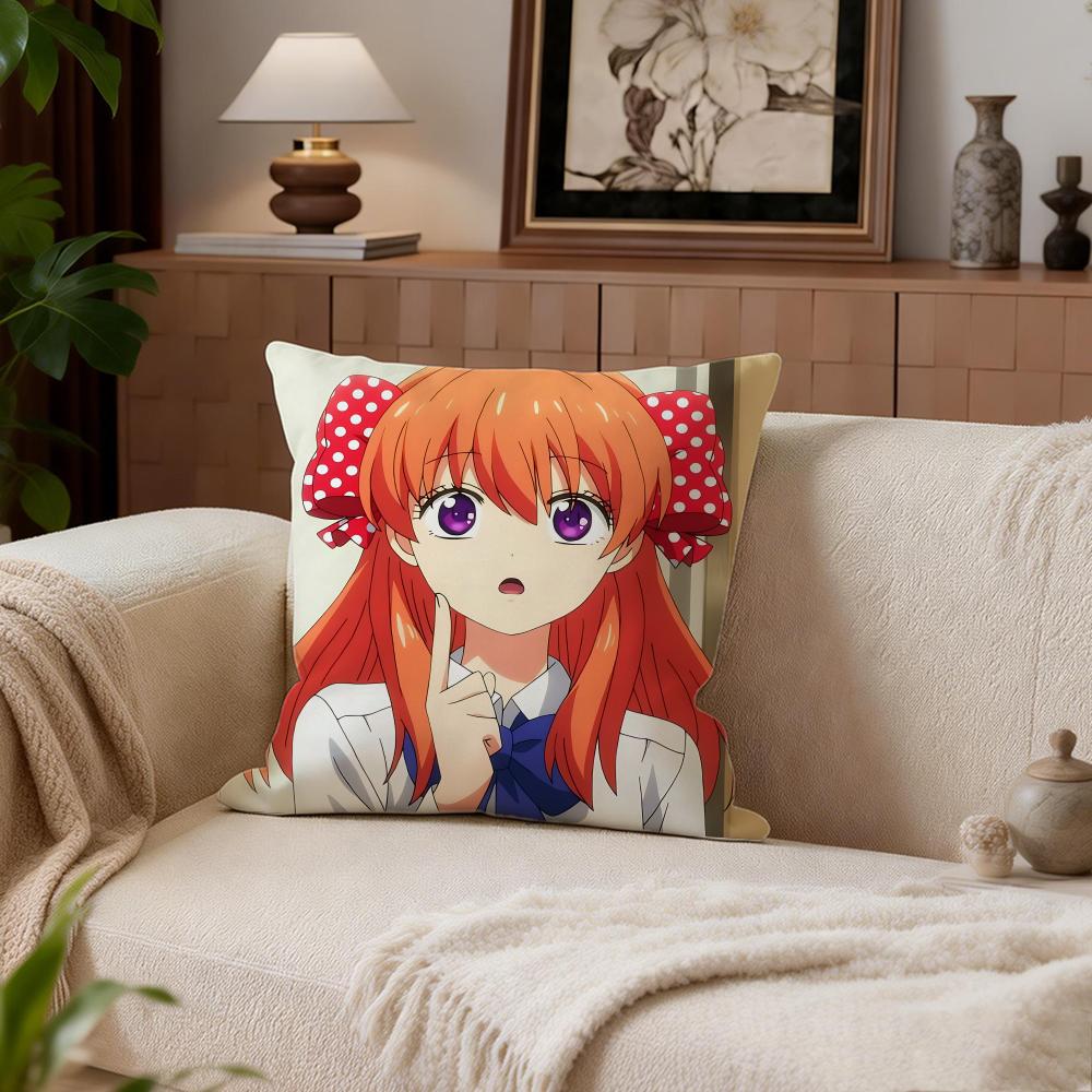 Comedy Monthly Girls Nozakikun Kissenbezug Kissenbezug Set 4 Stück 50x50 45x45 40x40 Kissenbezug Dekorativ Sofa Heimdekoration