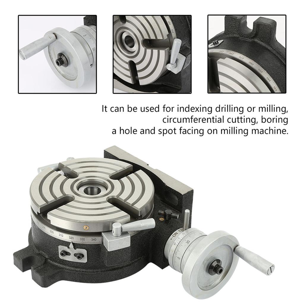 HV6 6 Inch Horizontal & Vertical Rotary Working Table Mill & Drill Machine