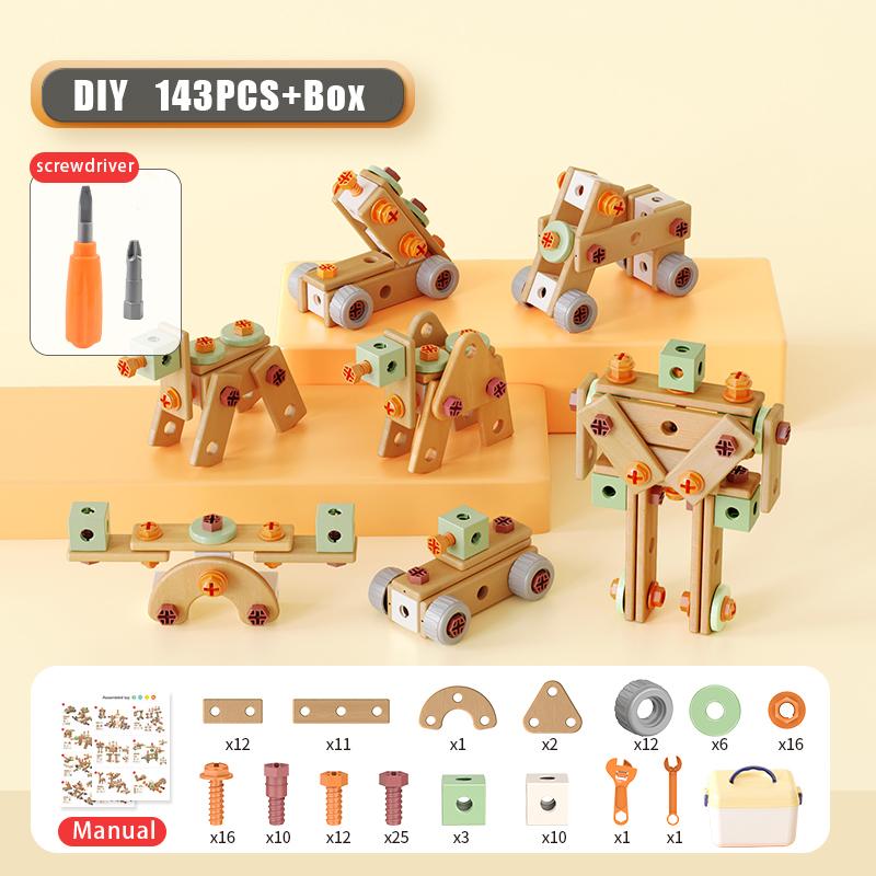 Παιδικά Παιχνίδια Σφιξίματος Βιδών Κουτί Βιδών Με Ηλεκτρικό Δράπανο DIY Στριφτό Εκπαιδευτικό Παιχνίδι Εργαλειοθήκη