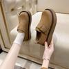 Women's Thick-soled Spring Lazy One-pedal Bread Shoes Retro Versatile Muffin Shoes