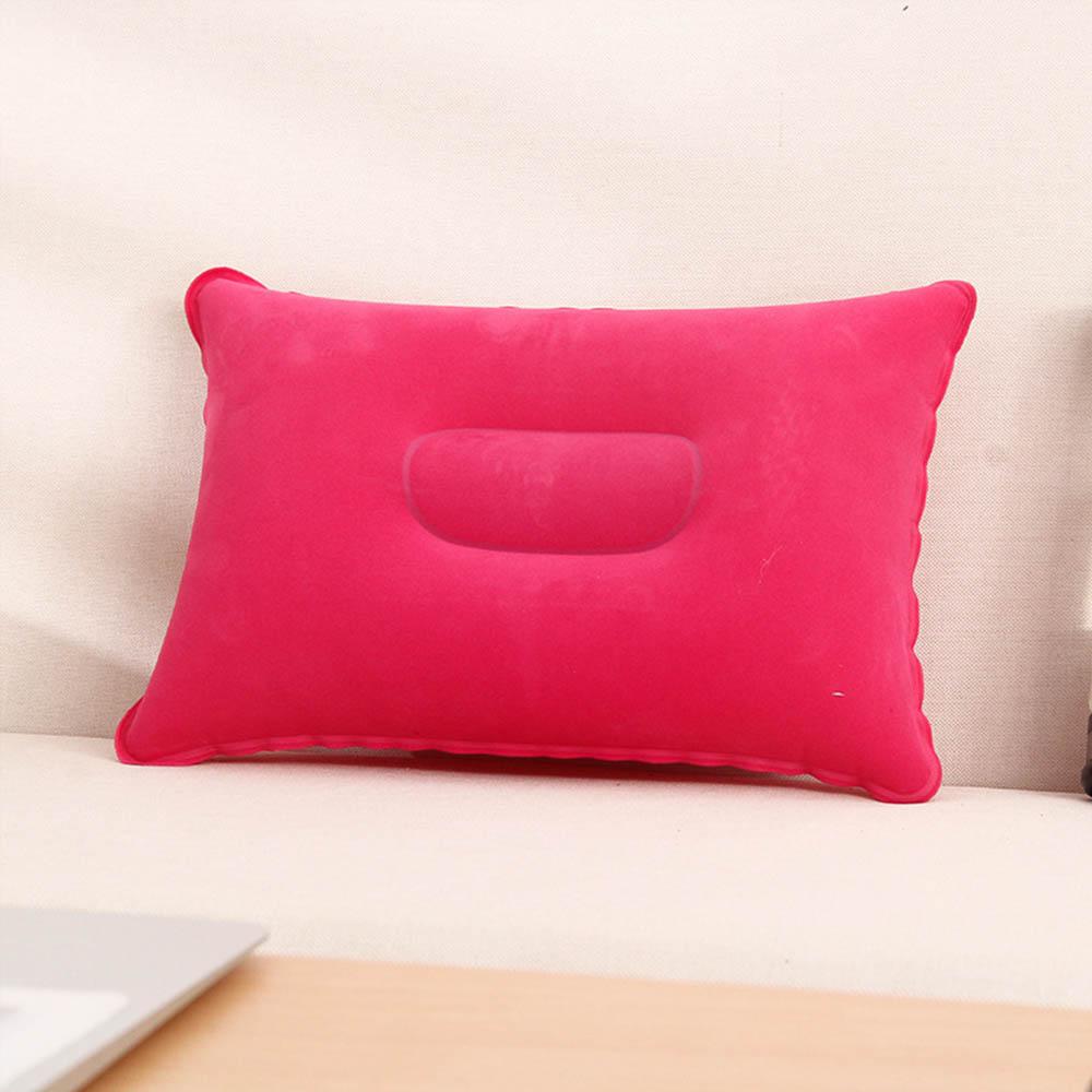 Inflatable Travel Pillow Portable Air Pillow for Camping Hiking Home Office Napping Sleeping Neck Waist Lumbar Support