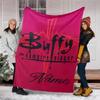 Personalized Custom Name Blanket - Buffy the Vampire Slayer Print Design,Blanket for Sofa,Bed,Travel,Camping - Soft and Warm, Great Gift