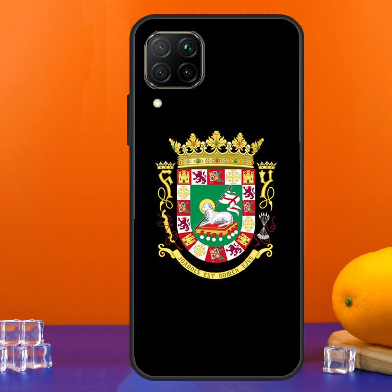 Puerto Rico Flag For Huawei Nova 12s 12i 11i 8i 9 10 SE Y91 Y90 Y60 Y70 Y72 Y61 P20 P40 Lite P30 P60 Pro Case