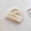 Children's Two-Piece Knit Hat & Scarf Set - Warm Wool, Autumn/Winter, Korean Style for Boys & Girls.