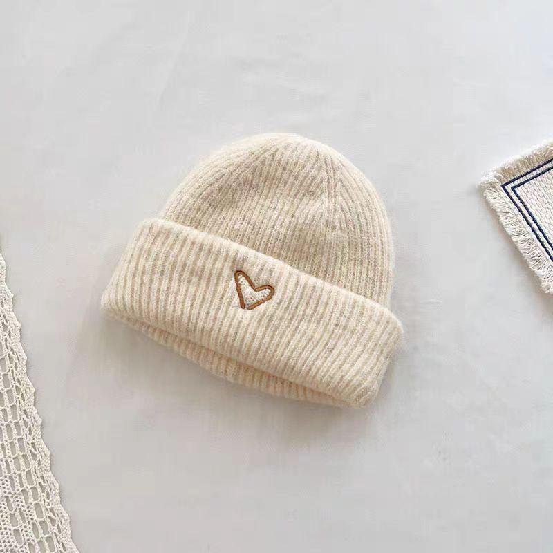Children's Two-Piece Knit Hat & Scarf Set - Warm Wool, Autumn/Winter, Korean Style for Boys & Girls.