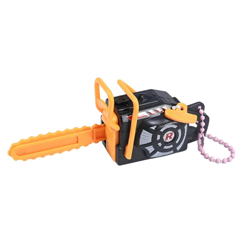 Plastic Power Saw Bag Pendant Pull Rope Logging Saw Toy  Gift Toy Key Decor