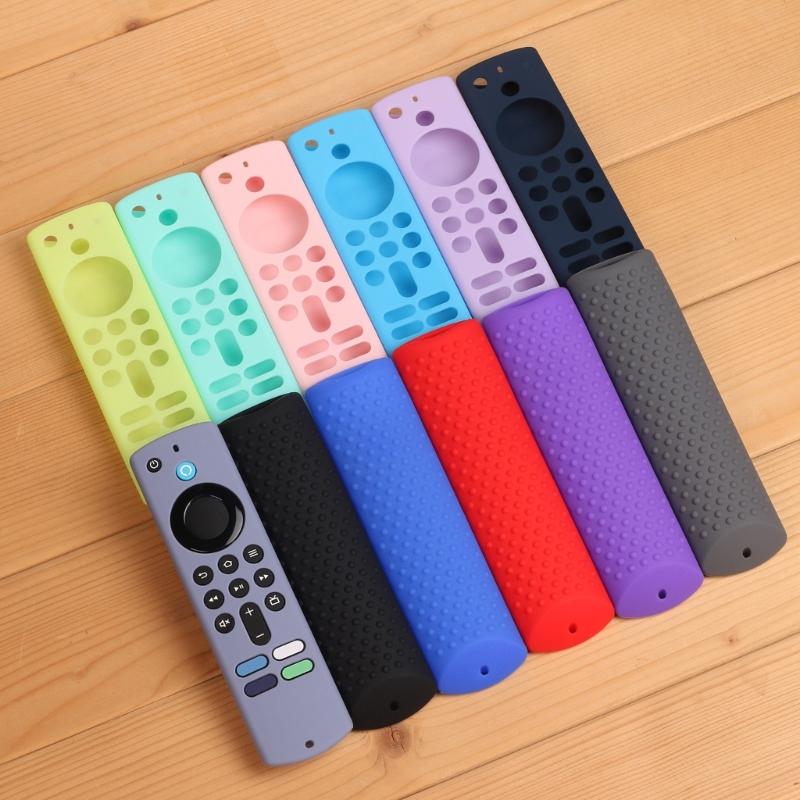 Custodia in Silicone per Telecomandi Fire TVStick 4K 2023 Cover Protettiva Scatola Antiscivolo Borsa Manicotto Antipolvere
