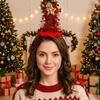 Vibrant Colors Xmas Hair Hoop Star Holiday Headwear Christmas Tree Headband  Adult Women