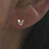 10k 14k Koi Heart Piercing
