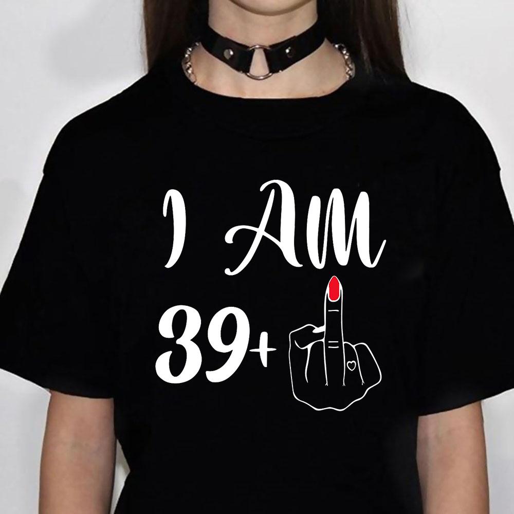 40 Years Birthday Women tshirts Women graphic tshirts feUnisex y2k funny anime clothes