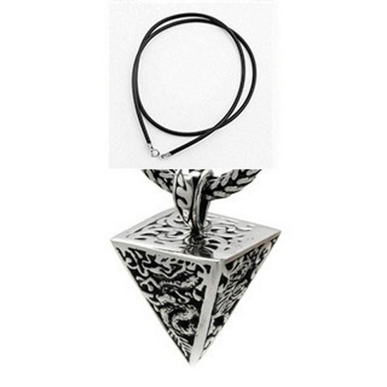 Men s 925 Sterling Silver Necklace with Four Divine Beasts Pendant