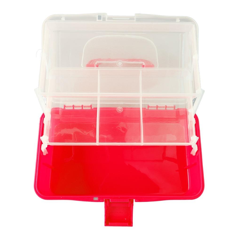 Three Layer Three Layer Storage Box Plastic Multipurpose Organizer  For Sewing Supplies