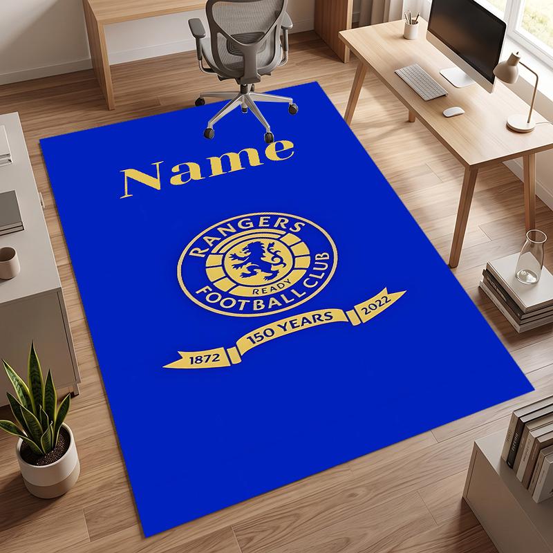 rangers fc (1) Personalized name Office Carpet Stylish Decor for Living Room Bedroom Kitchen